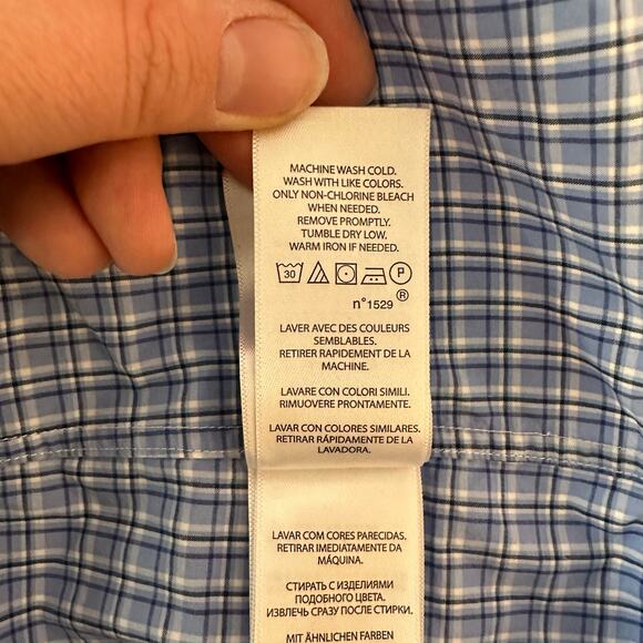 Ralph Lauren Men’s Plaid Button Down Short Sleeve Shirt
Size XL Pony Logo Office - Picture 8 of 10